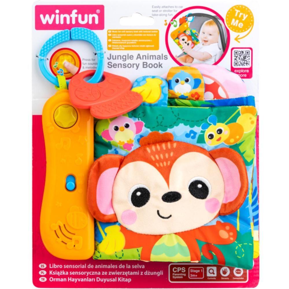 Winfun -  Jungle Animals Sensory Book