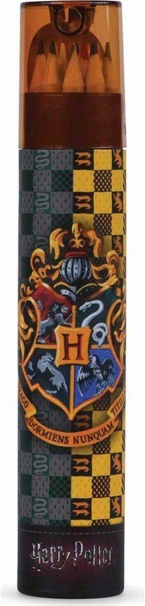 Harry Potter - Colourful Crest Check (Pencil Tube)