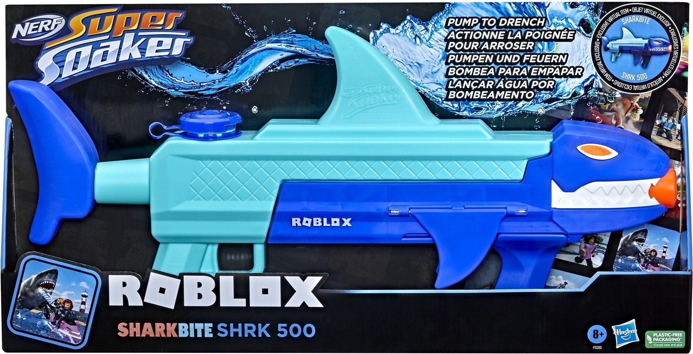 Hasbro Nerf Soa Roblox Sharkbite Shrk 500  F5086