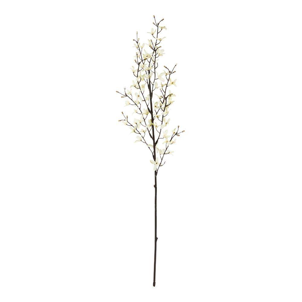 Forsythia Spray, Cream & Green - 74 Cm