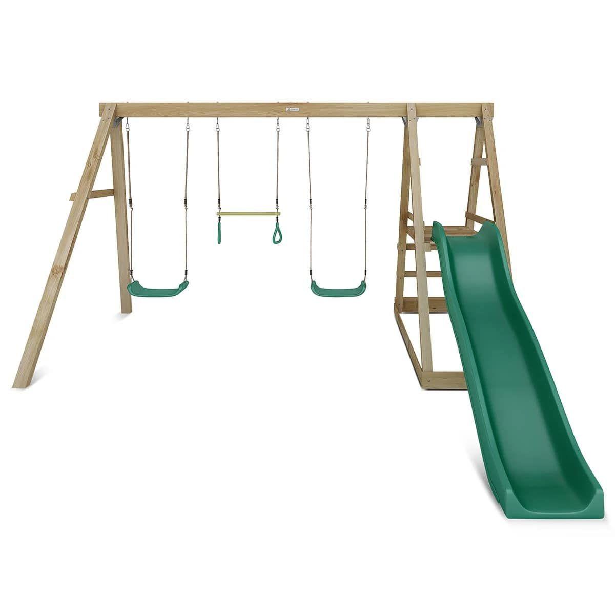 Dynamic Sports Gila Woodpecker Wooden Swing Set  - 360cm x 155cm x 202cm