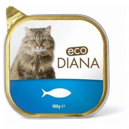 Eco Diana Cat Food Fish-Alutray 100 G