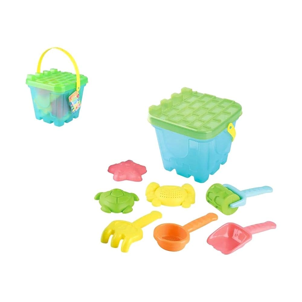 Playgo Sunny Beach Bucket Playset (9 Pieces)