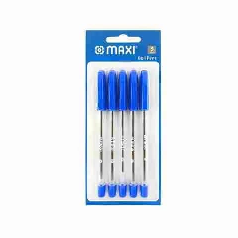 Maxi Ball Pen 5 Pieces Blue