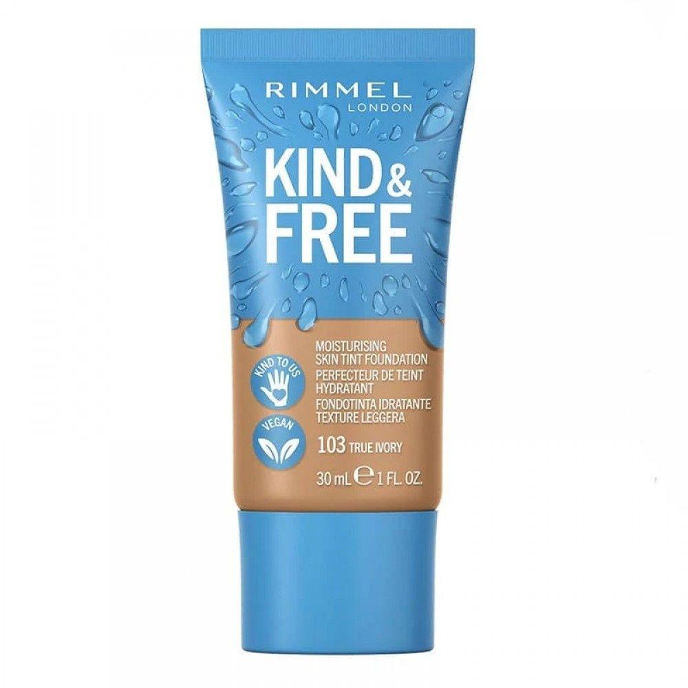 Rimmel London Kind & Free Moisturising Skin Tint Foundation 103 True Ivory 30 Ml