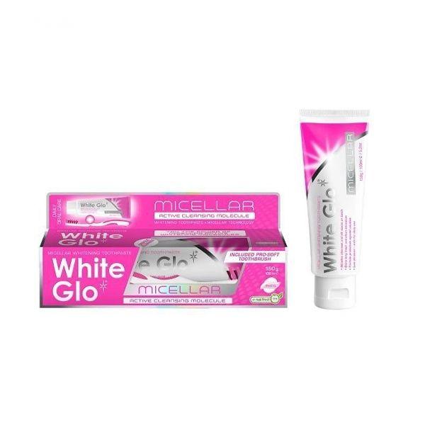 White Glo Micellar Whitening Toothpaste 150Gm