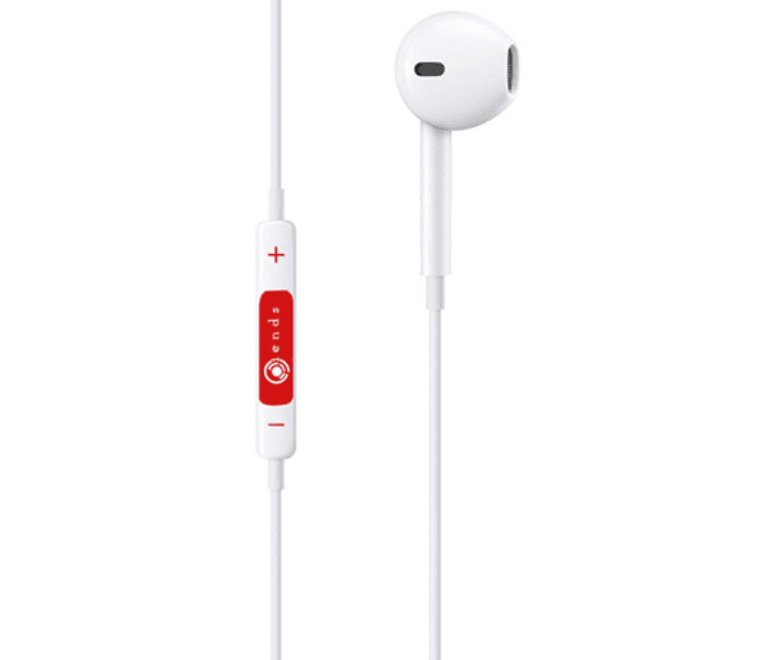 Iends Ie-Hs692 Mono In-Ear Earphone With Mic - White - Slr