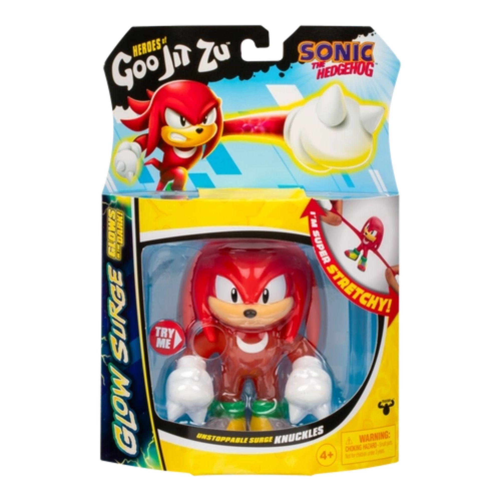 Heroes Of Goo Jit Zu Sonic The Hedgehog Unstoppable Surge Sonic Glow-In-The-Dark Figure (13 Cm)