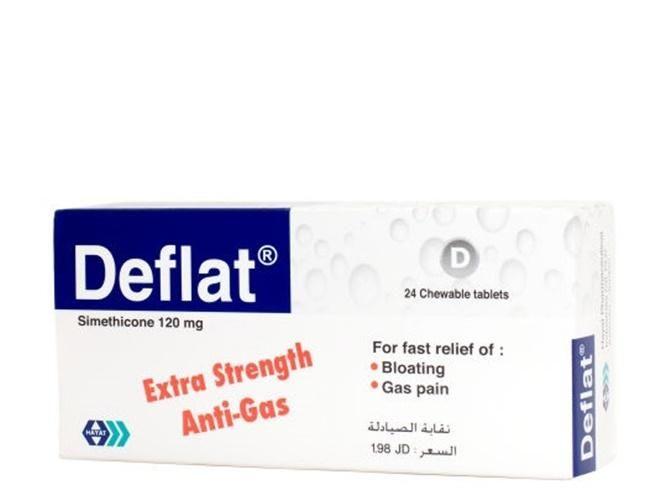 Deflat Extra Strenght Anti-Gas Tab 24S