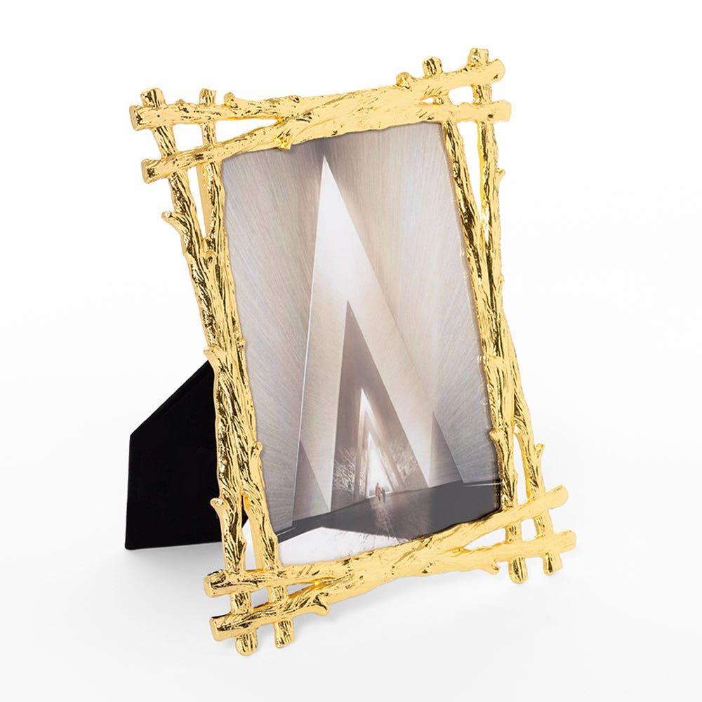 Warm Photo Frame, Gold - 18.8X23 Cm