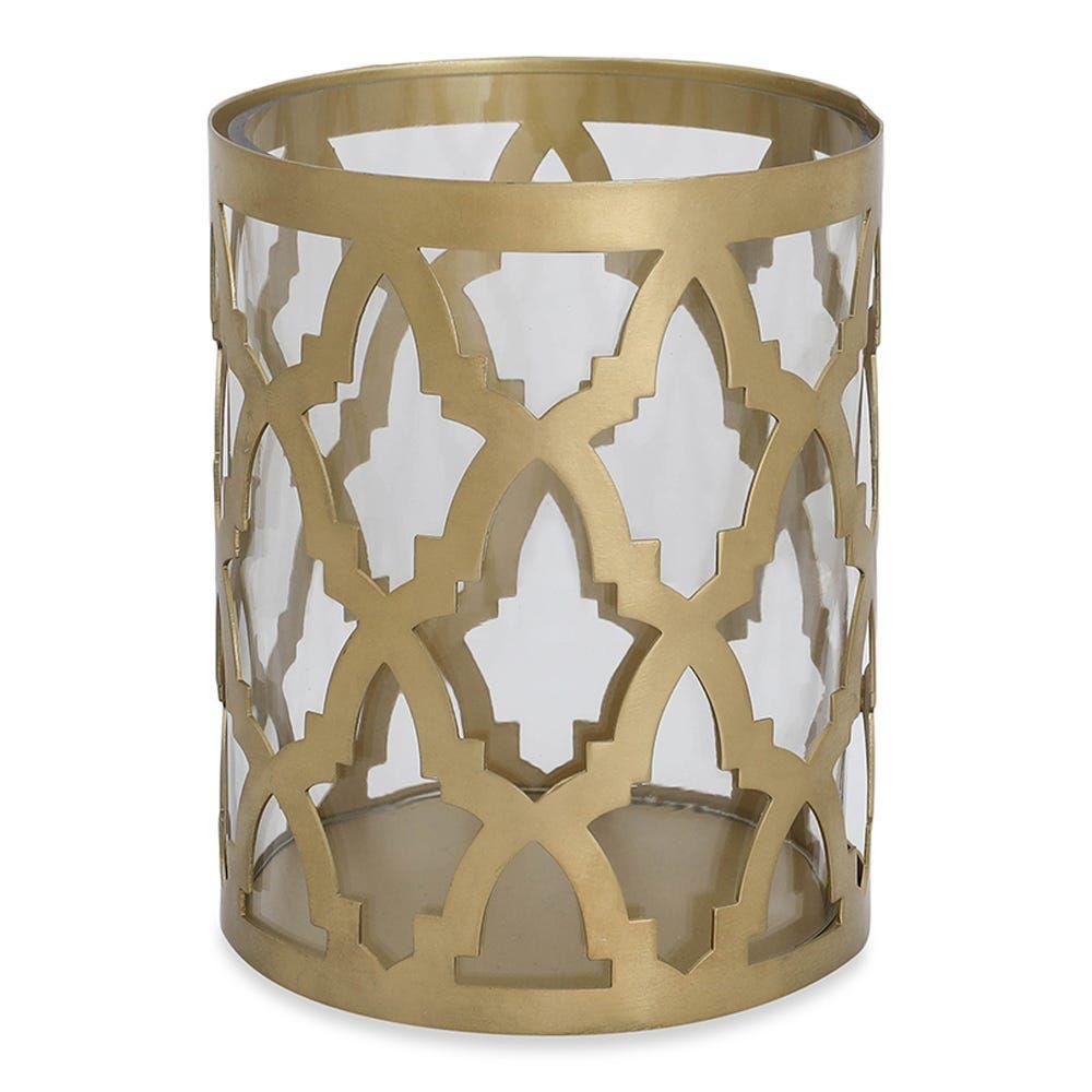 Scala Candle Holder, Gold - 13X16.5 Cm