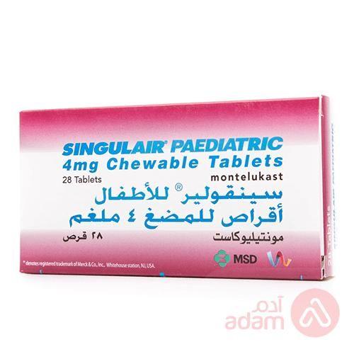 Singulair 4Mg Tab 4 X 7= 28'S