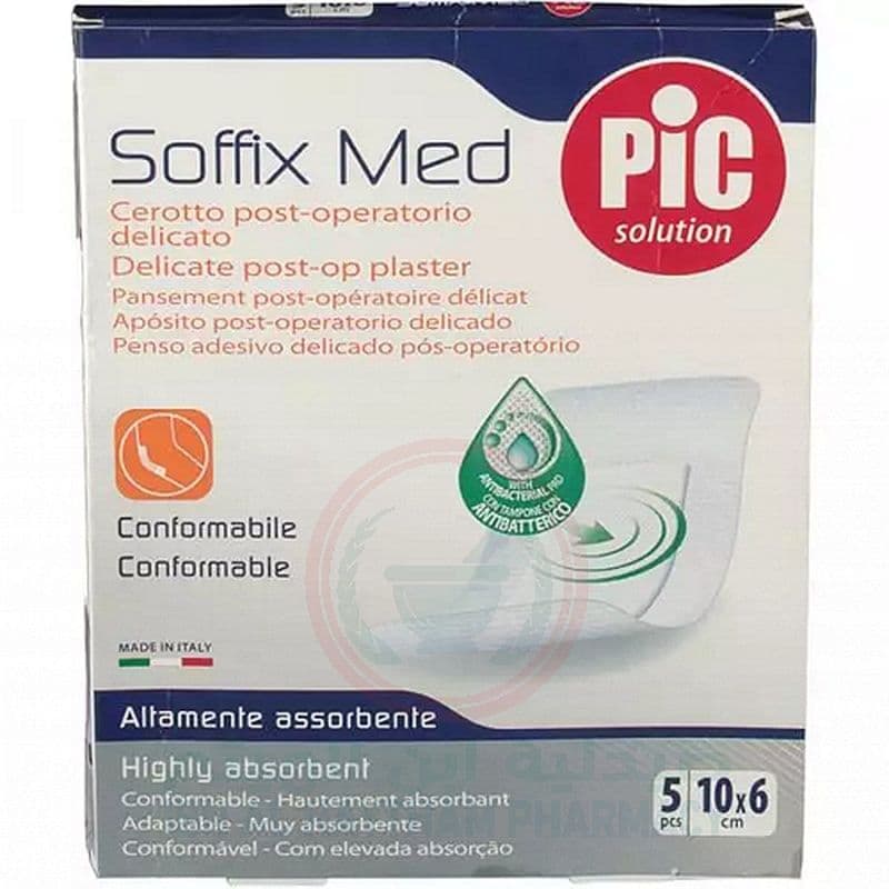 Pic Soffix Med Plasters 10X6 5'S