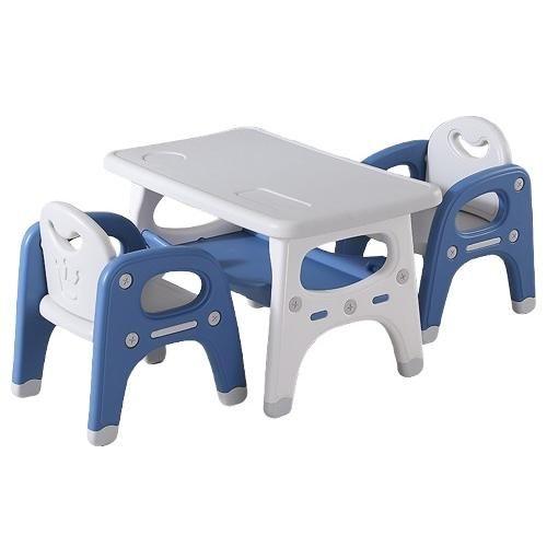 Table & Chairs (UN-ZY02-1) - Blue