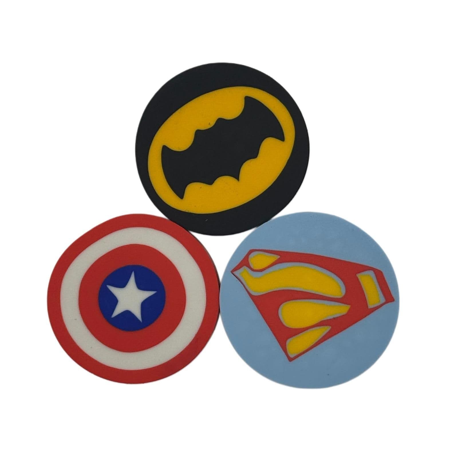 Assorted Superhero Logo Eraser (1 Piece)
