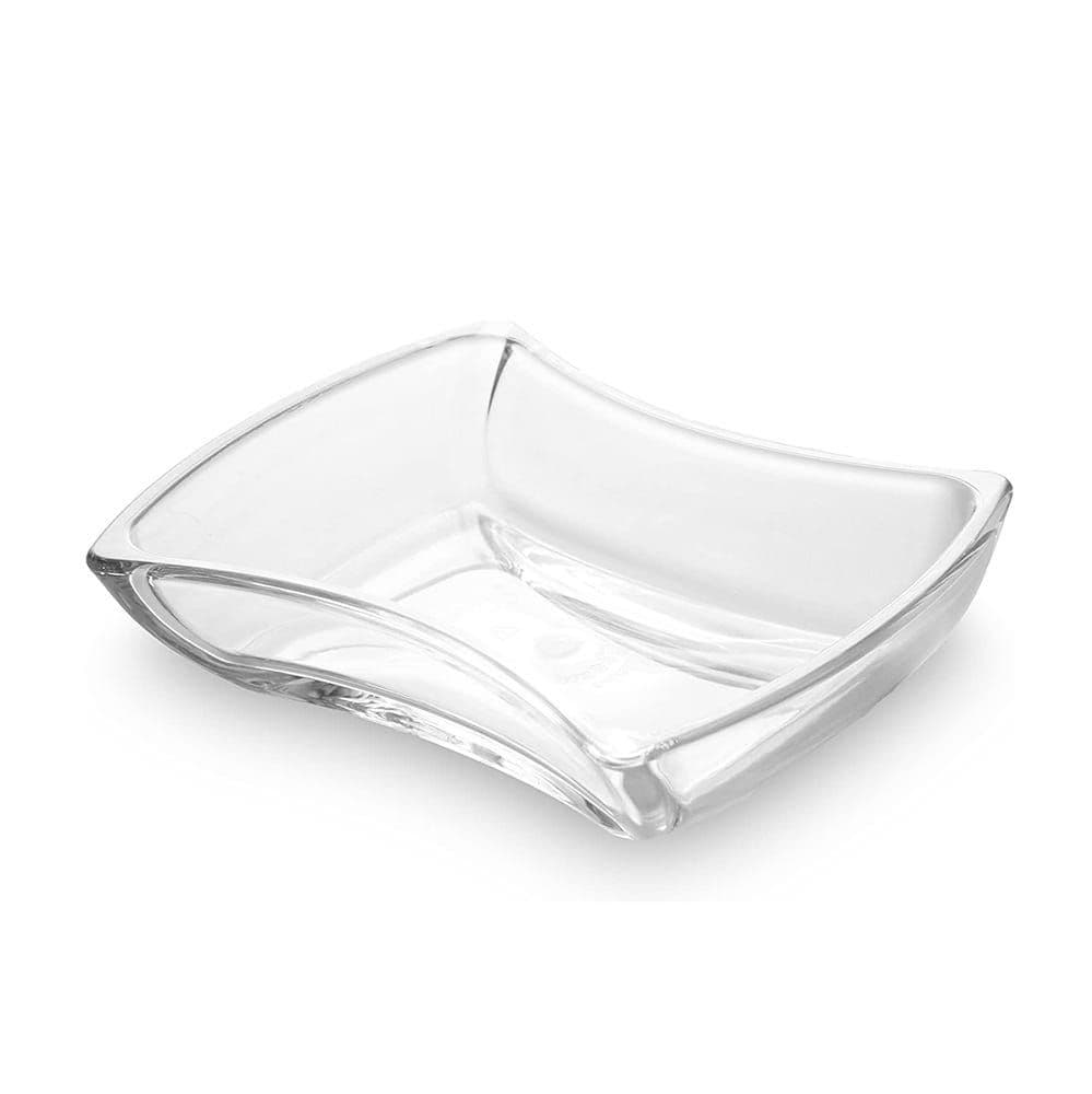 Harmony Acrylic Snack Plate, Clear - 15.2X13.3 Cm