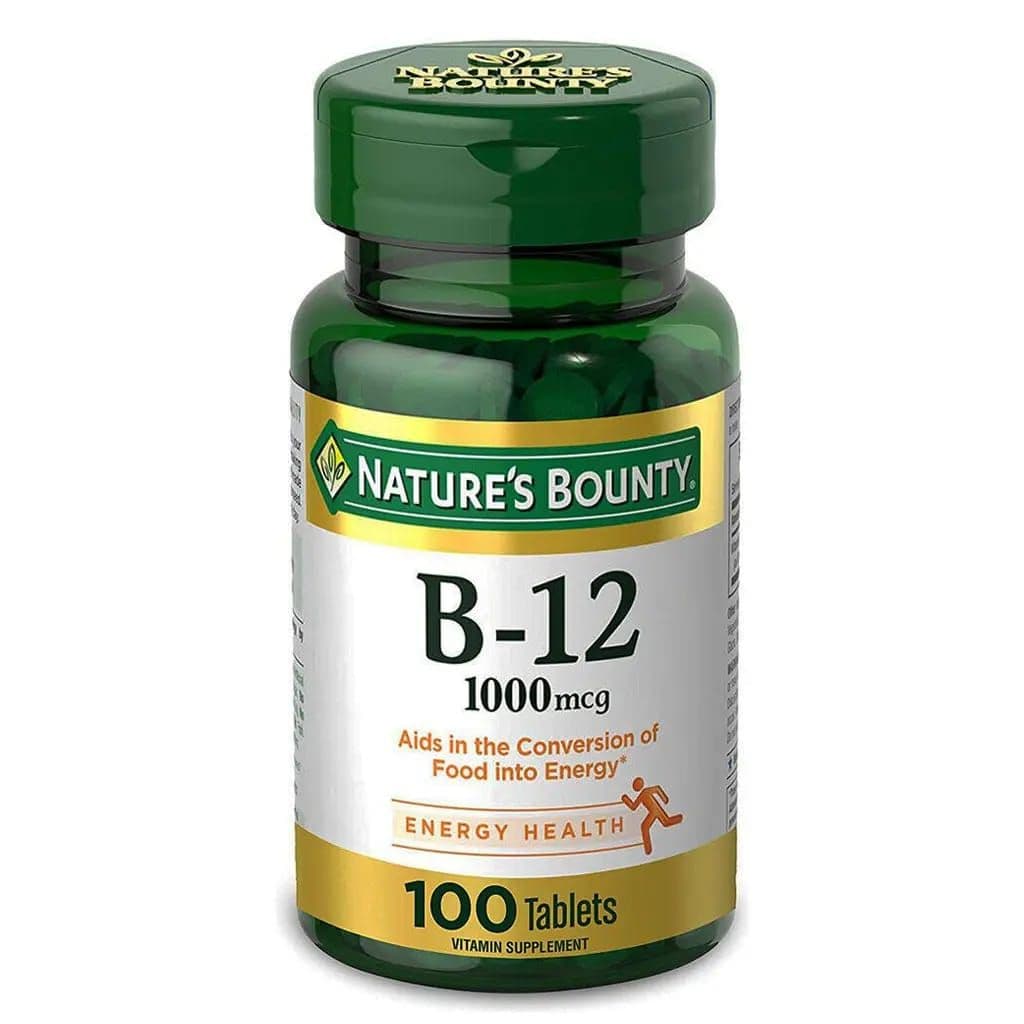 Nature S Bounty Vitamin B 12 1000 Mcg Tab 100 S