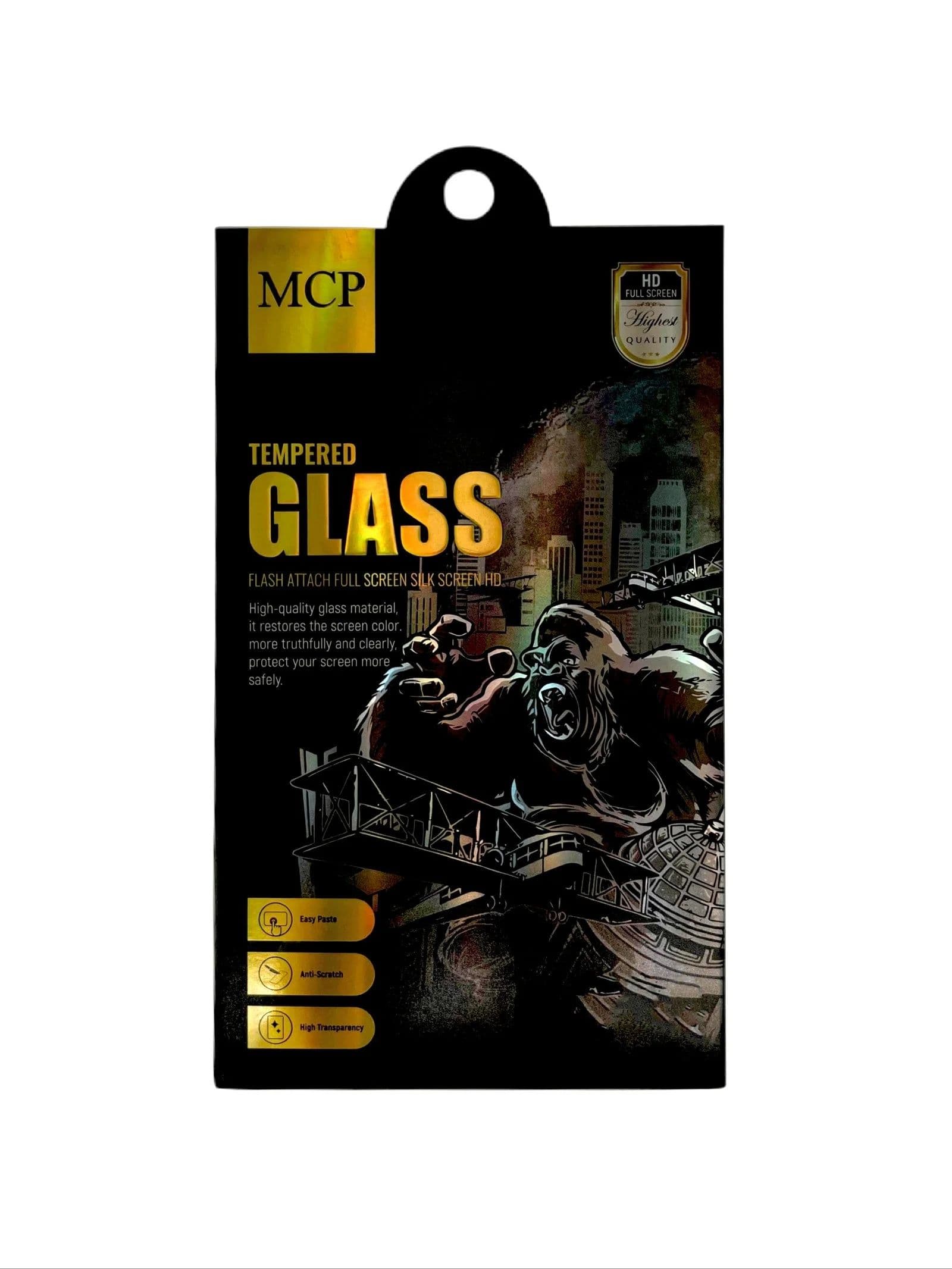 Mcp iPhone 15 Pro Tempered 5D Clear Glass Full Screen Protector.