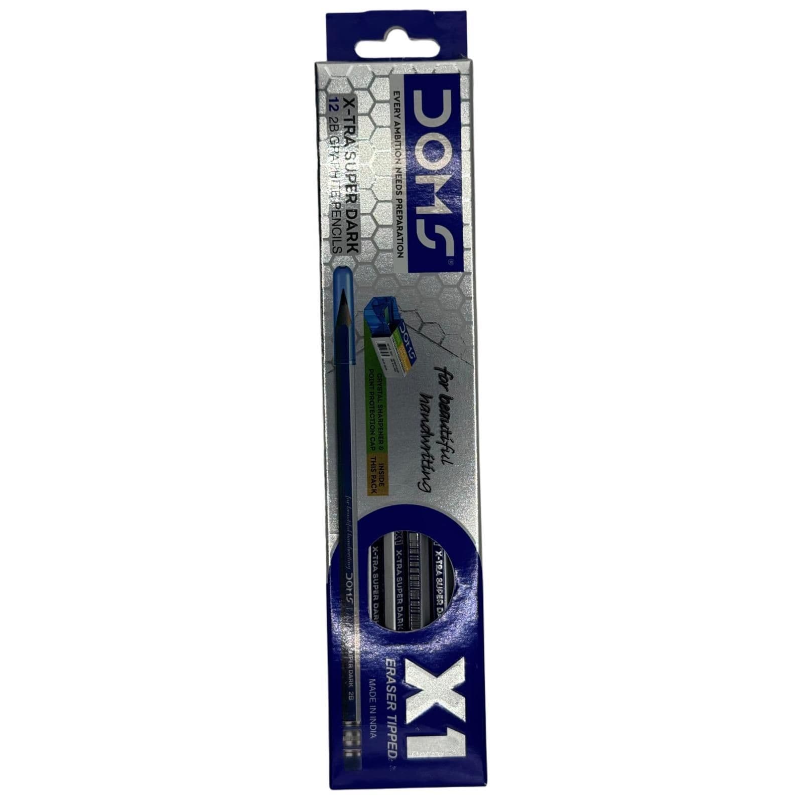 Doms X1 2B X-Tra Super Dark Pencils (12 Pieces)
