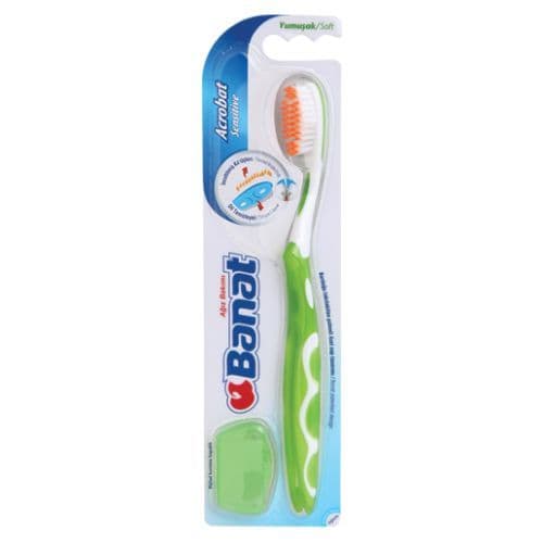 Banat Acrobat Sensitive Soft Toothbrush  1 PC