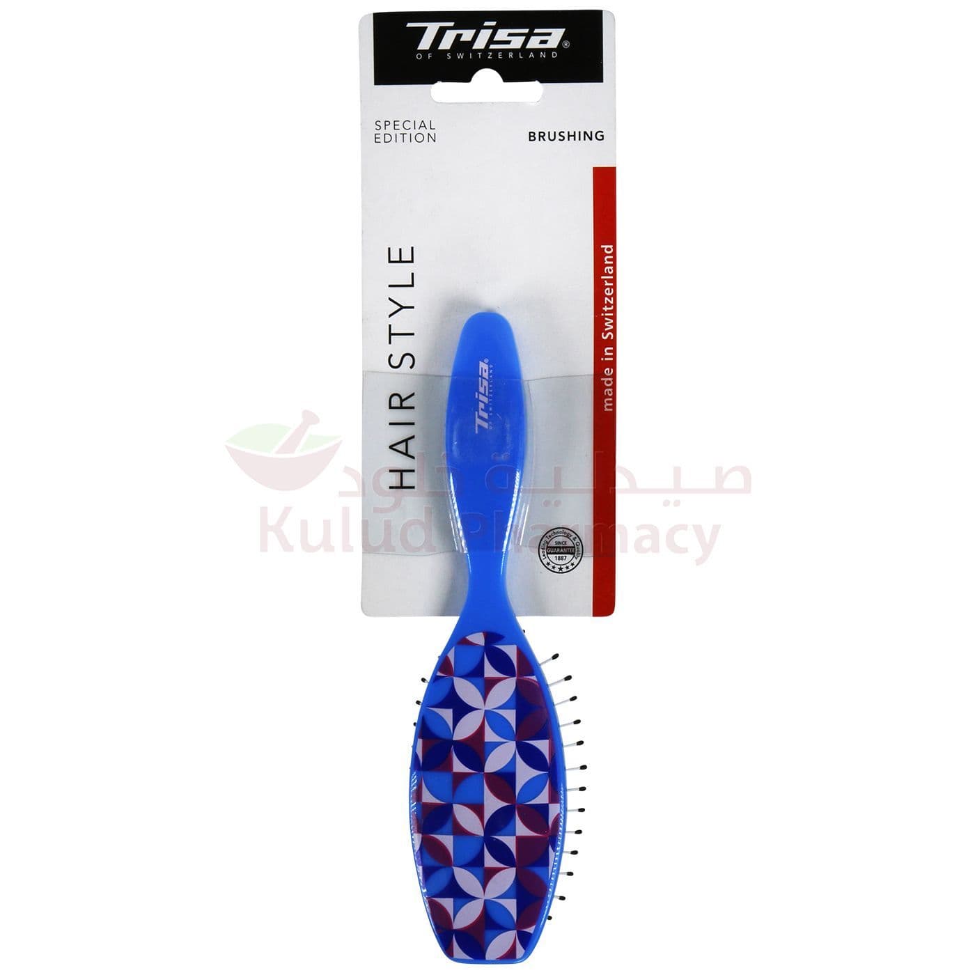 Trisa Decorated Handle Hair Brush  1 PC