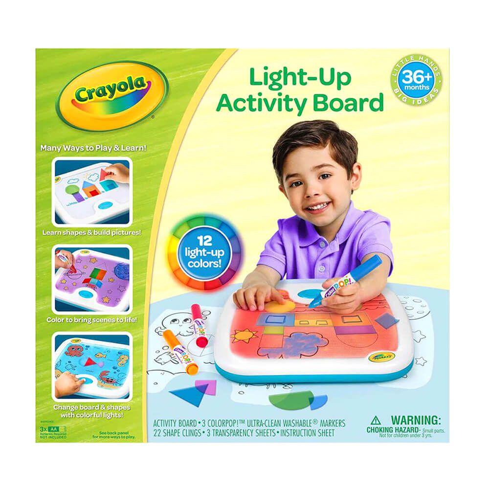 Crayola Light Up Activity Board (30 Pieces)