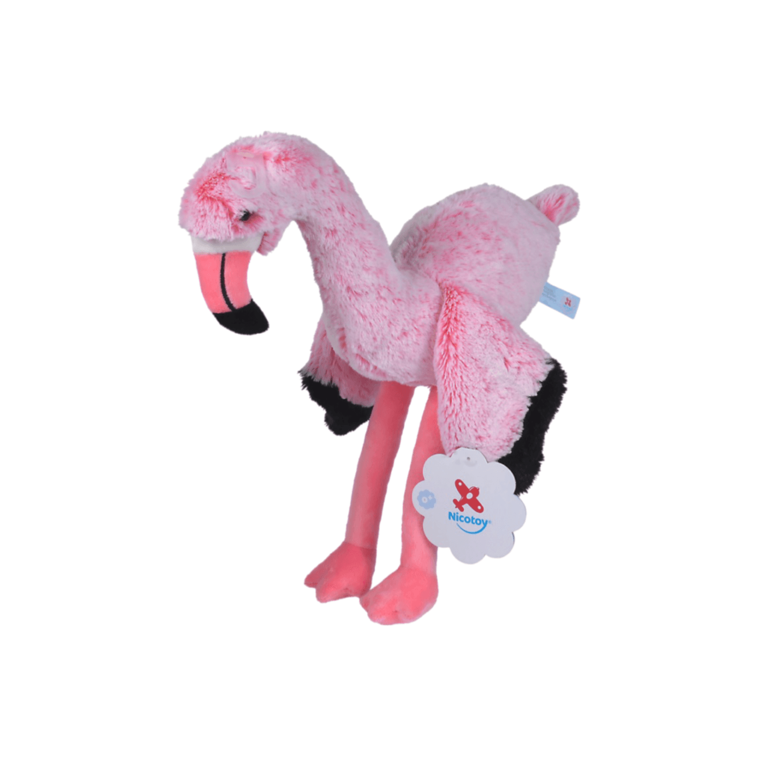 Nicotoy Plush Flamingo With Beans 21Cm