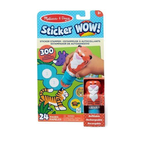 Melissa & Doug Sticker Wow! Sticker Stamper & Activity Pad - Tiger