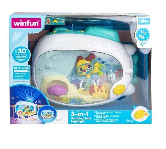 Winfun 3-In-1 Soothing Seas Nightlight