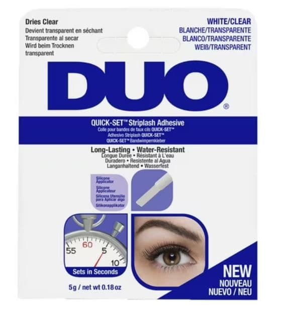 Duo Quick Set Striplash Adhesive White/Clear 5 G