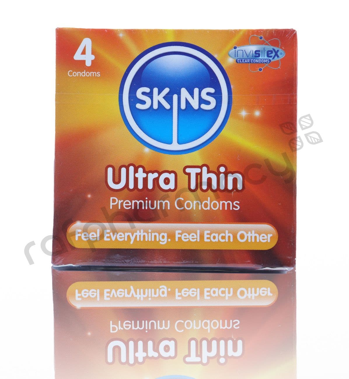 Skins Ultra Thin Lubricated Condoms 4'S #16441