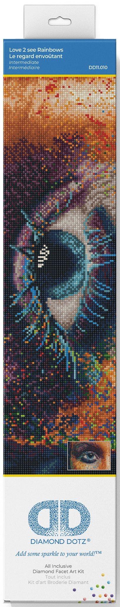 Dotting Diamond Love 2 See Rainbows 40.00 X 60.00 Cm