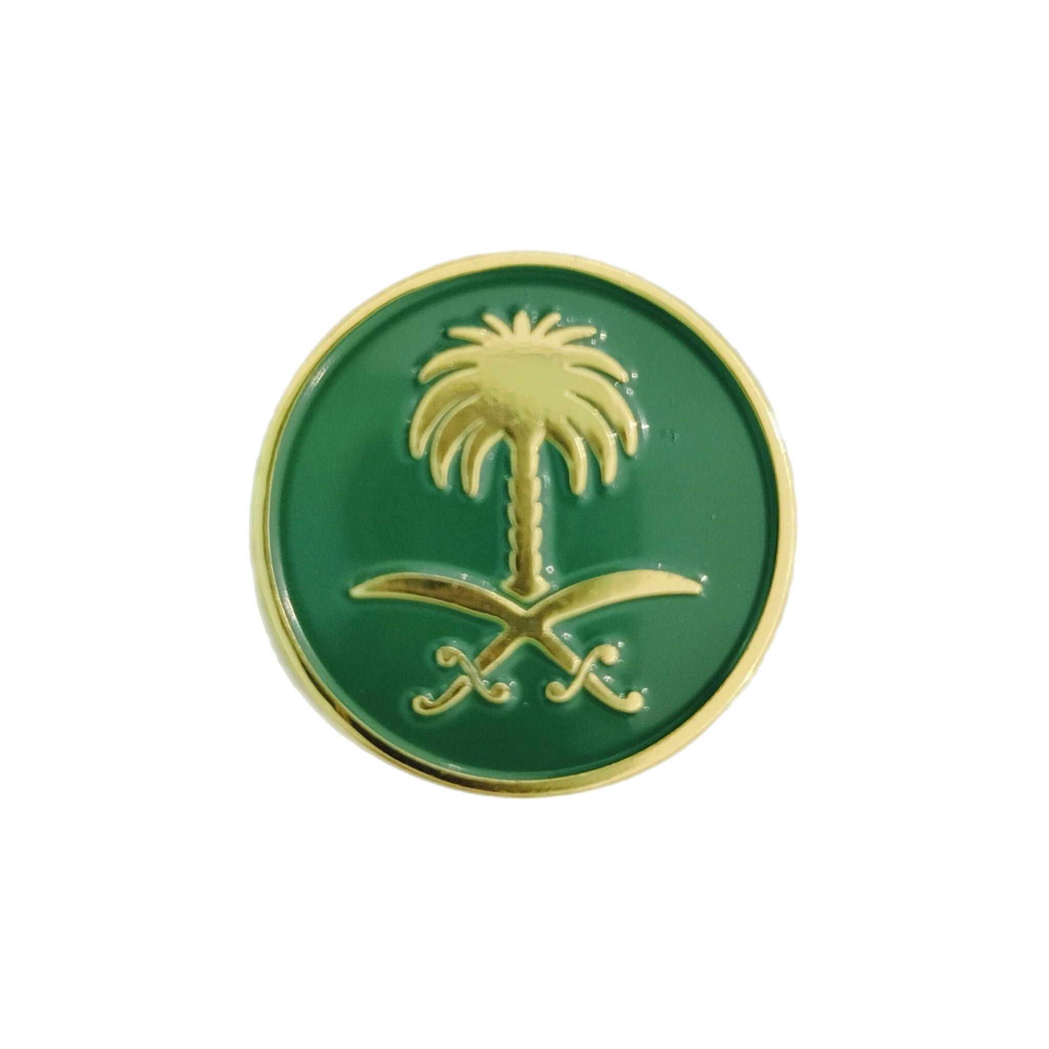 Metal Sticker- Saudi Emblem Design 2