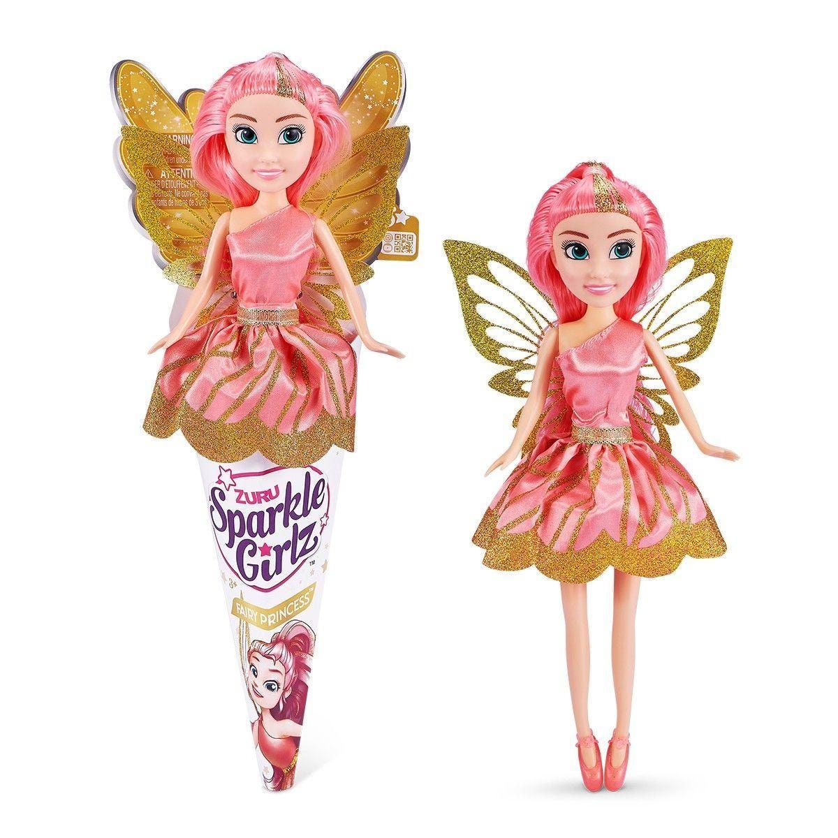 Zuru Sparkle Girlz-Dolls-10.5"-Fairycone,3Facing12Pcs/Pdq,12Pcs/Ctn,Noinner,Std Color Assortment