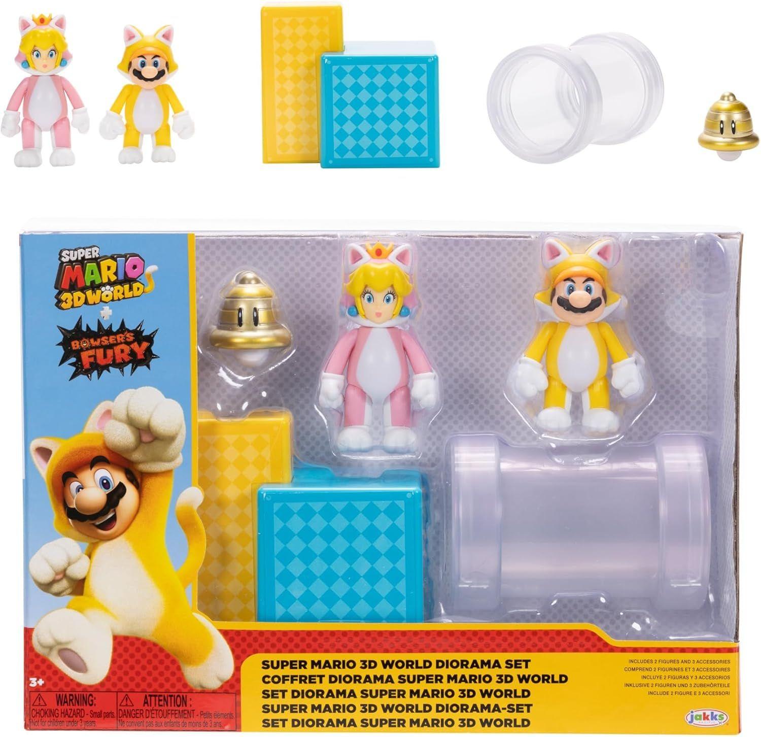 Nintendo Super Mario 3D Words With Bowsers Fury Action Figures (6.35 Cm)