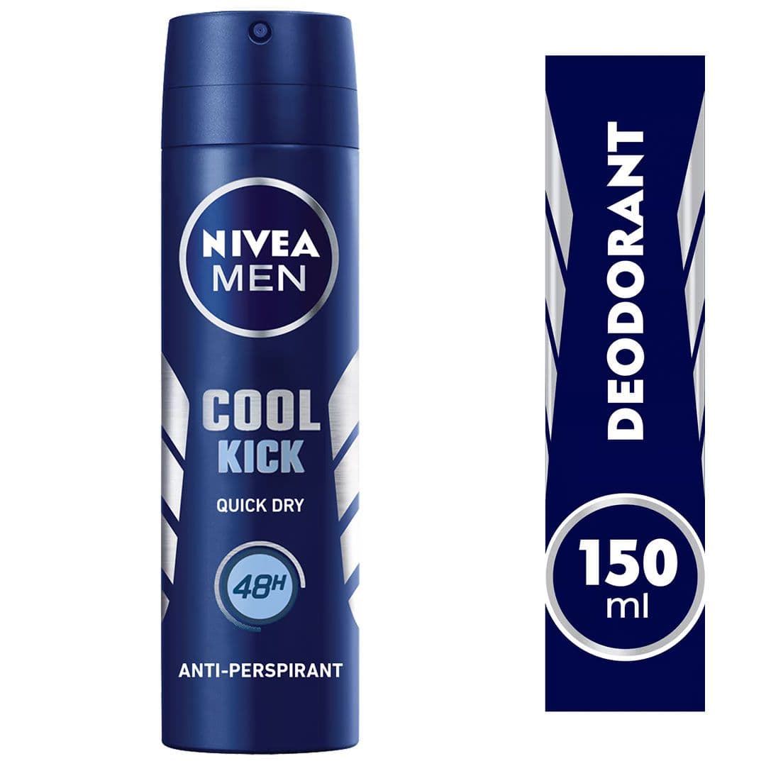 Nivea Deo Spray Male Coolkick 150Ml 