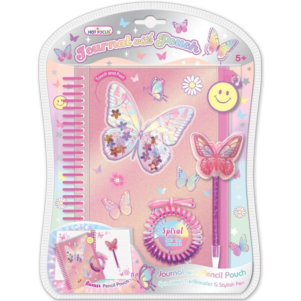 Hot Focus - Journal With Pouch