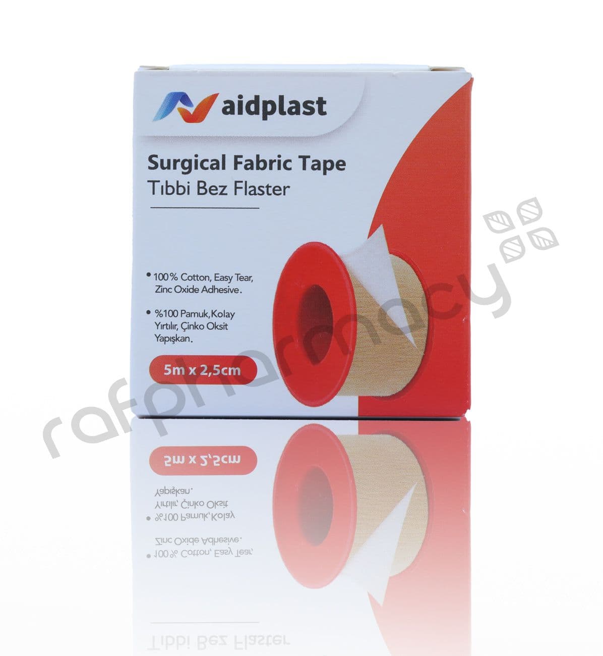 Aidplast Surgical Fabric Tape (5m x 2.5cm) (#V102, #20846)