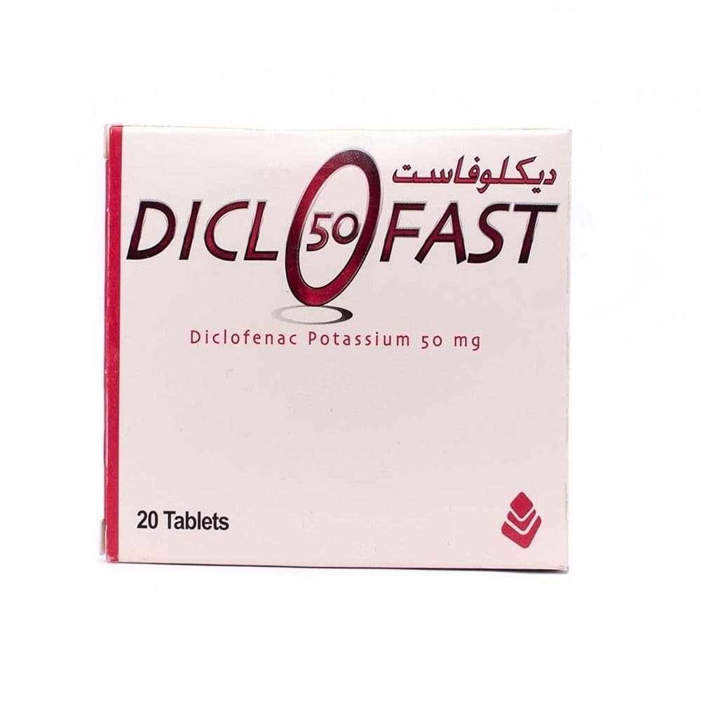 Diclofast 50mg 20 Tabs