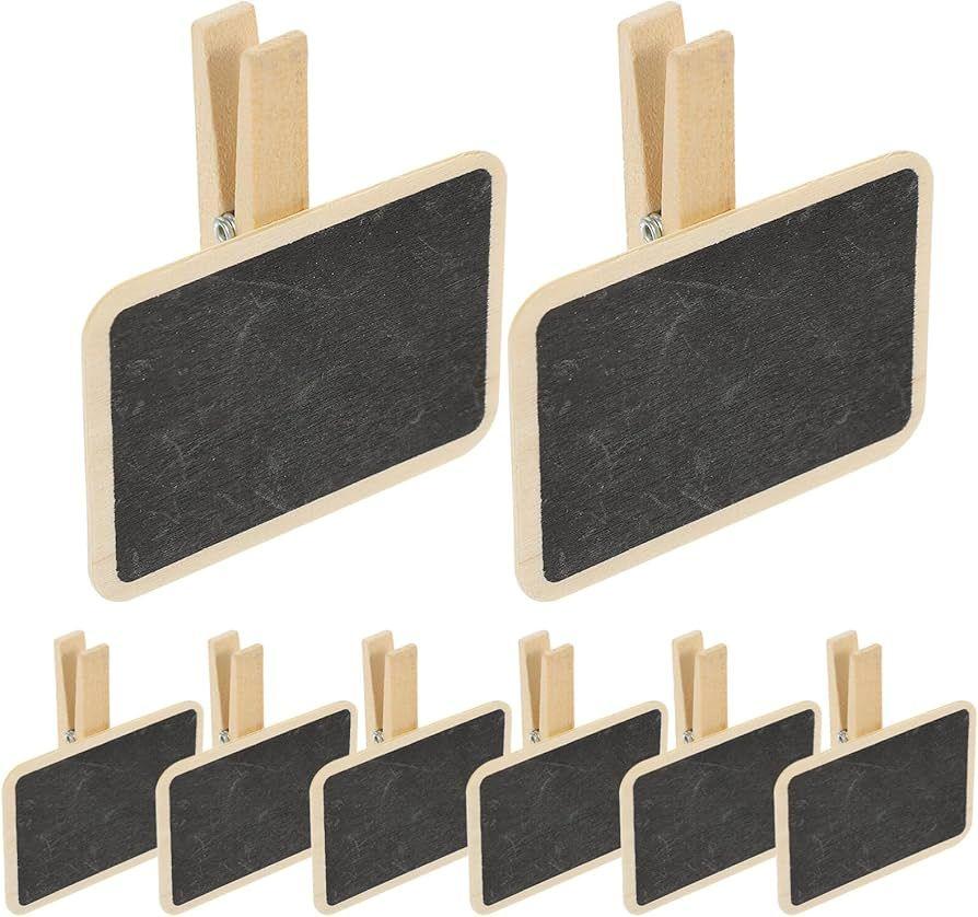 Wood Mini Chalkboard Clips Blackboard 1 Pc