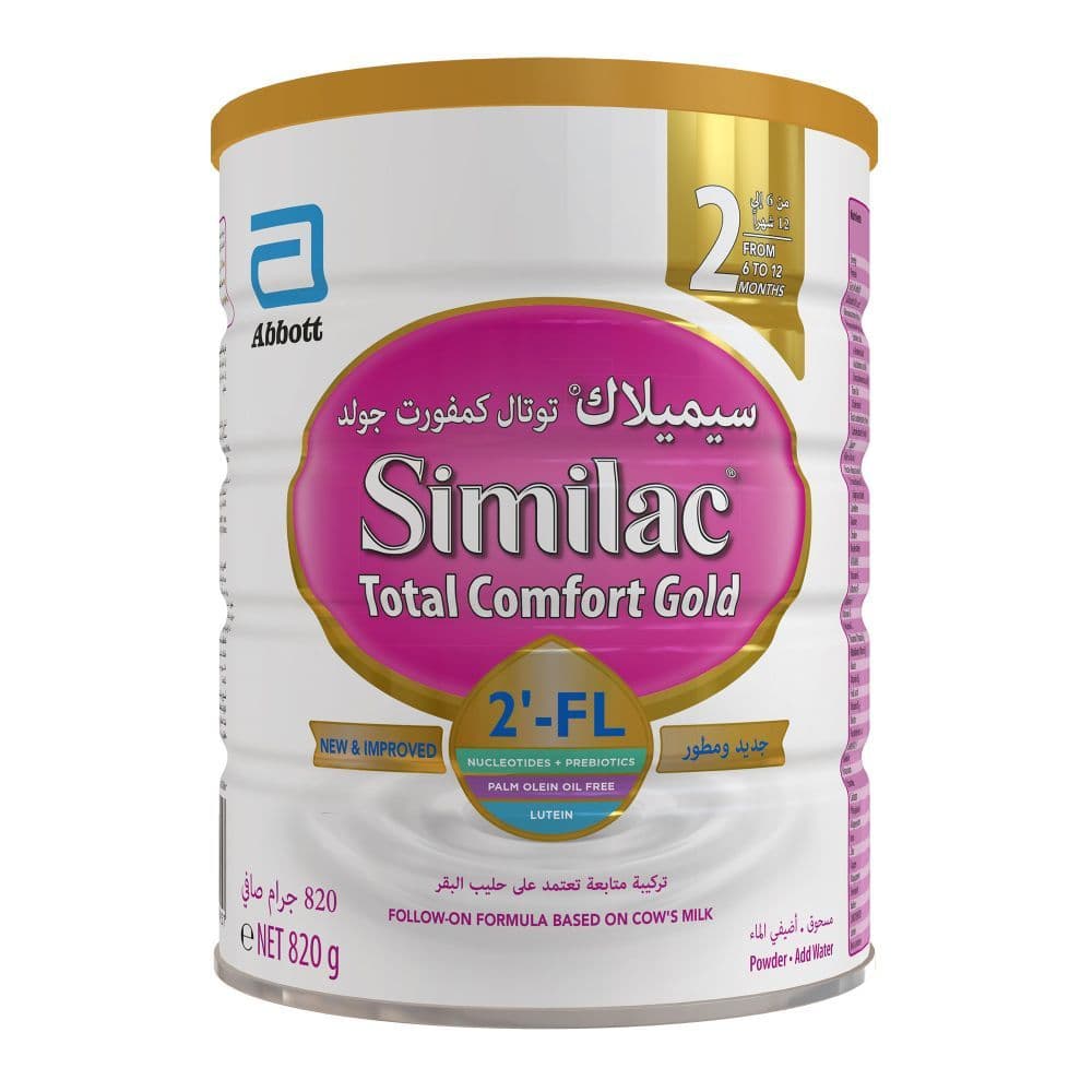 Similac Total Comfort Gold 2 Milk Powder Formula 820g