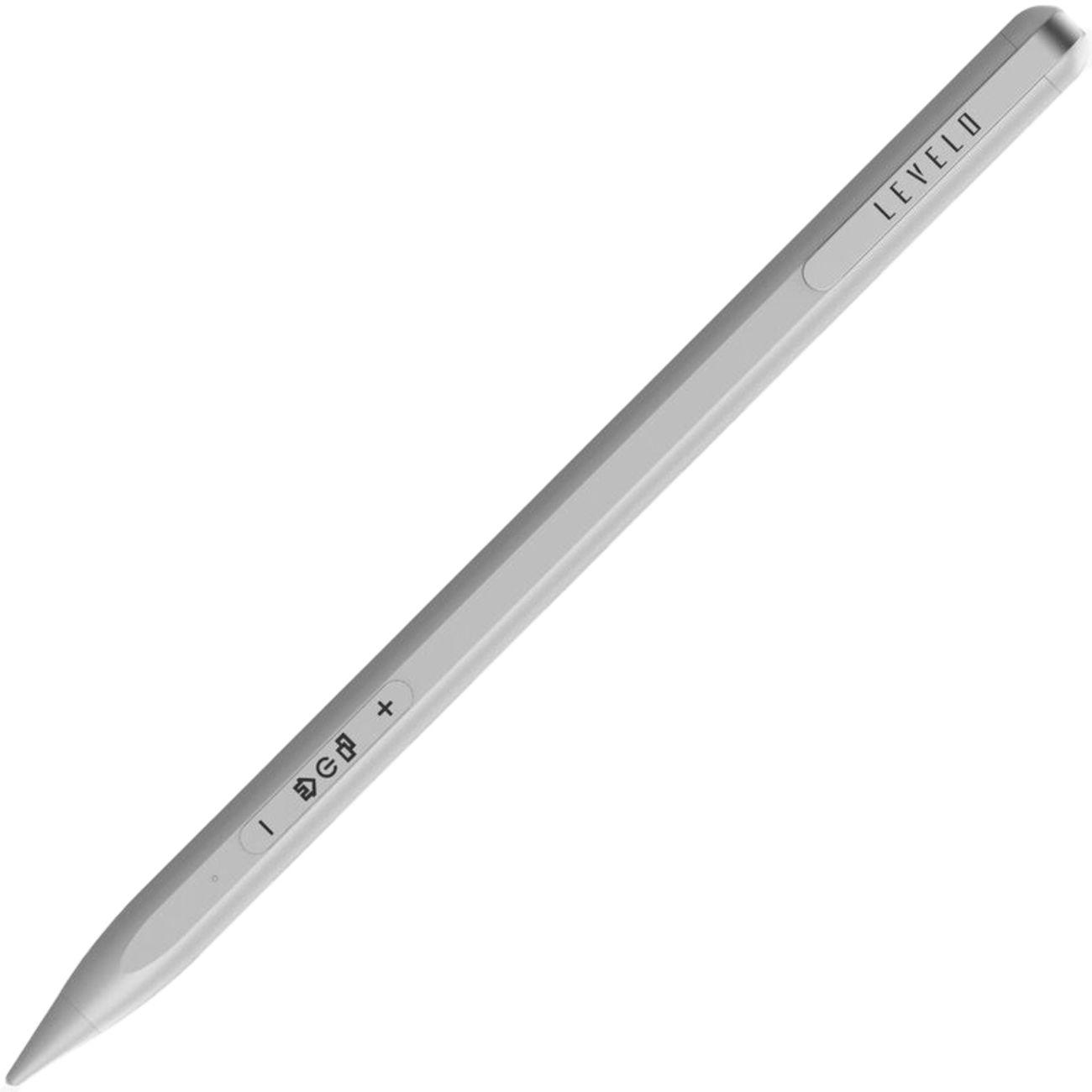 Levelo Skywrite Versa Smart Stylus For Ipad / With Shortcut Buttons / Palm Rejection / White