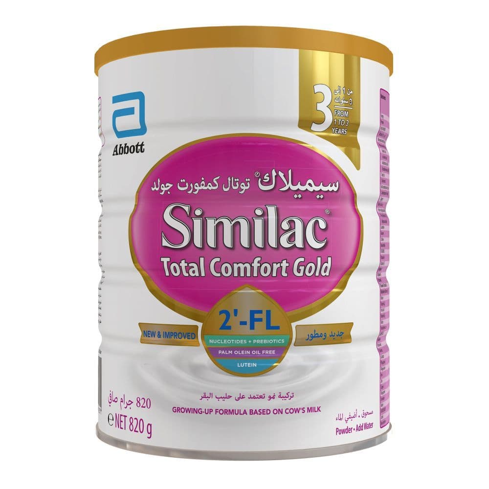 Similac Total Comfort Gold 3 Milk Powder Formula 820g