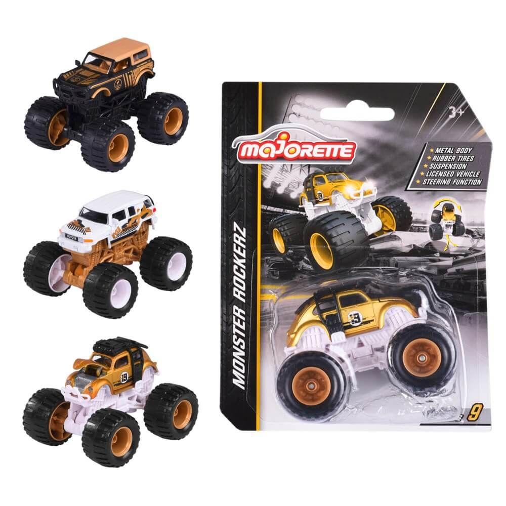 Majorette Limited Edition 9 Gold Rockerz Monster Truck Toy (Assorted)