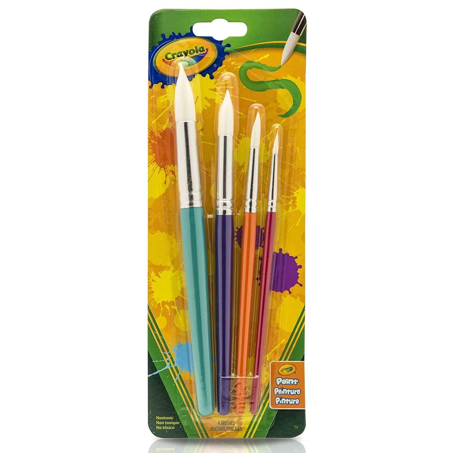 Crayola Round Paintbrush Set (4 Pieces)