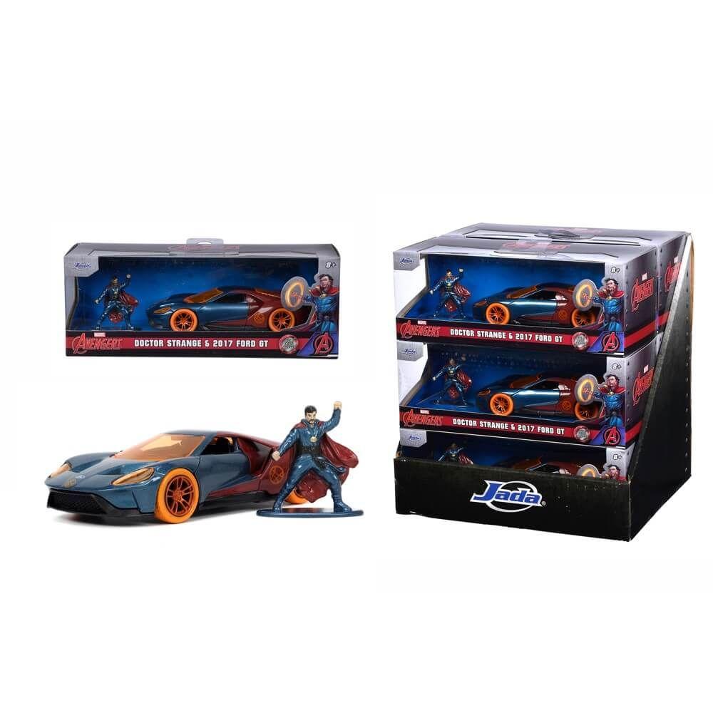 Jada Marvel Avengers Doctor Strange Die-Cast Figure & 2017 Ford Gt Car (1:32)