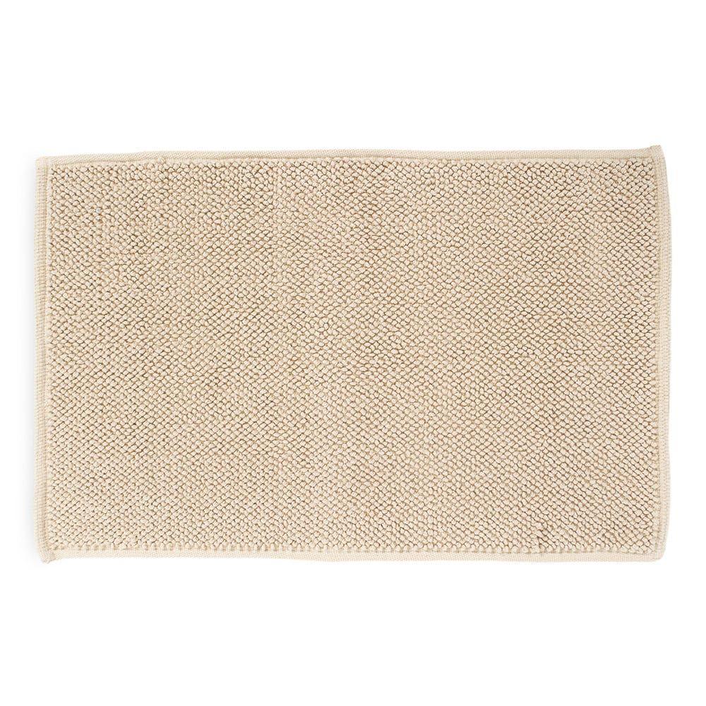 Handwoven Bath Rug, Natural - 80X0.5 Cm