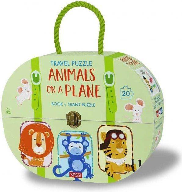 Travel Puzzle Animals On A Plane