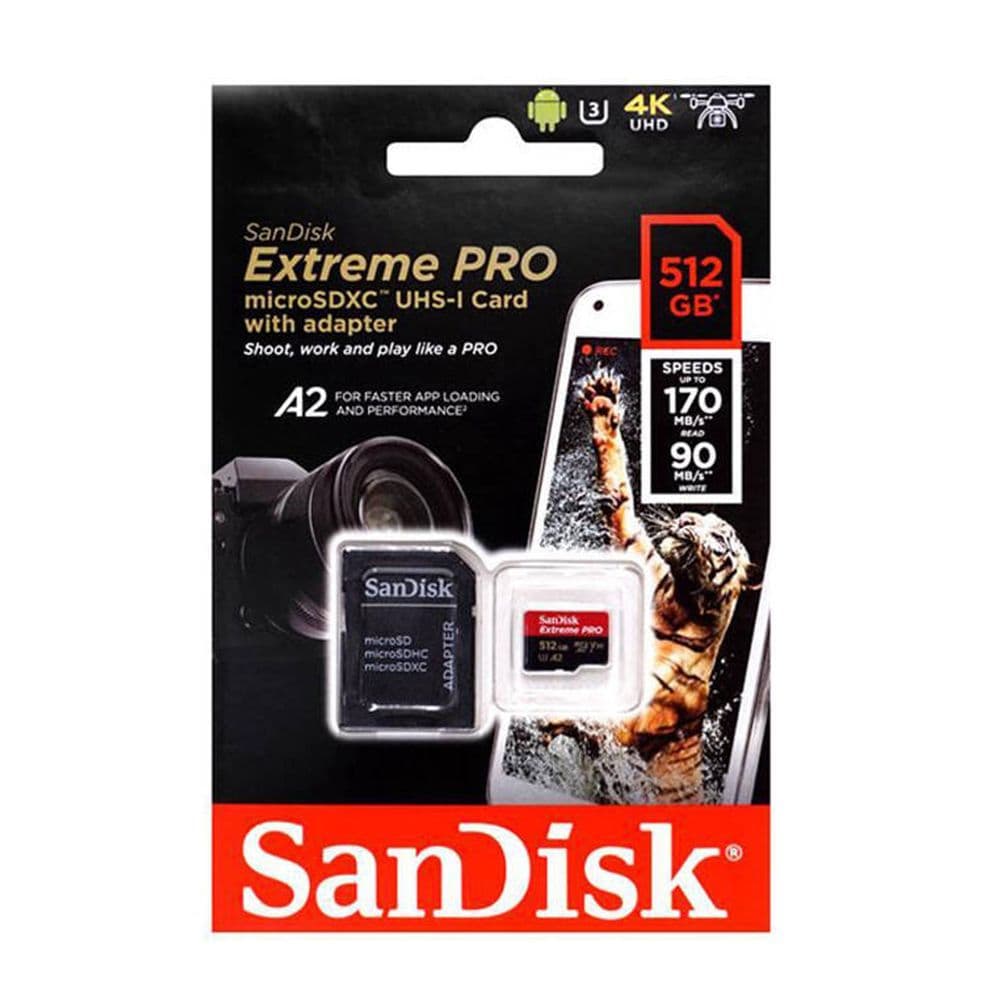 Sandisk Extreme Pro Sdxc-Uhs-I Camara Memory Card – 512Gb