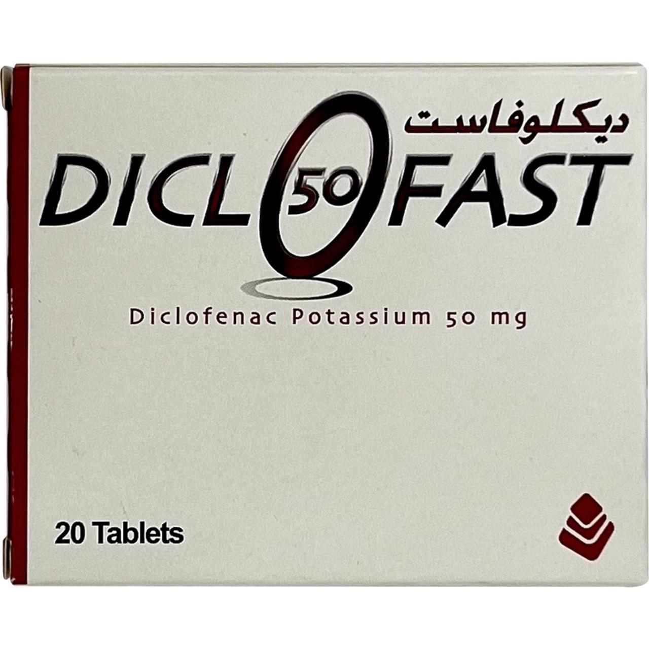 Diclofast 50Mg Tab 20'S